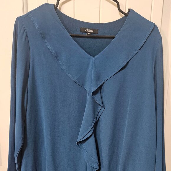 Blue/ turquoise blouse - Picture 1 of 3